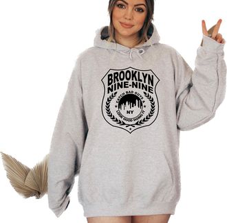 Generic 99 catch bad guys look good doing it Brooklyn 99 Sweatshirt (as8, alpha, m, regular, regular, Black)
