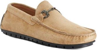 Dune London Brackon Leather Bit Loafer in Taupe/Suede at Nordstrom, Size 10Us