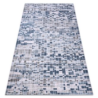 RugsX Alfombra Acr&iacute;lica Dizayn 124 Azul Blue 80x150 Cm