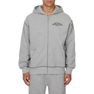 Good For Nothing Coverlock Vintage Zip Hoodie in Grey Marl at Nordstrom, Size Medium Uk