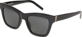Saint Laurent Accessoires, Dames, Zwart, ONE Size, Zonnebrillen