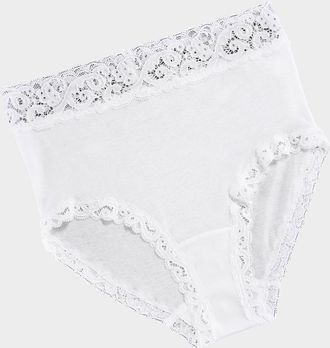 Hanro Moments Lace-Trim Full Brief