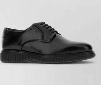 Ferragamo leather derby shoes