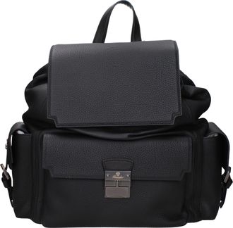 Pineider Herens Leren tassen en rugzakken zwart