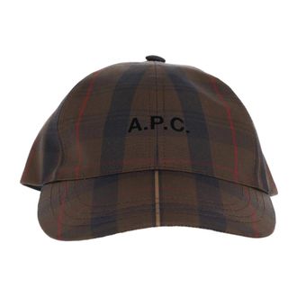A.P.C. Pet - Heren - Petten - Bruin - 56 CM - Katoen - Accessoires