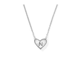 Kendra Scott Heart Letter I Short Pendant Womens Necklace Womens Necklace N, Brass/Rhodium-Plated