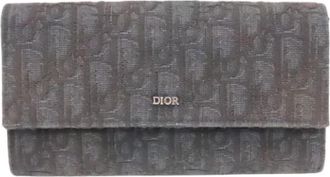 Dior Tweedehands leren portemonnees - Heren - Vintage Accessoires - Zwart - ONE Size - Leer - Vintage