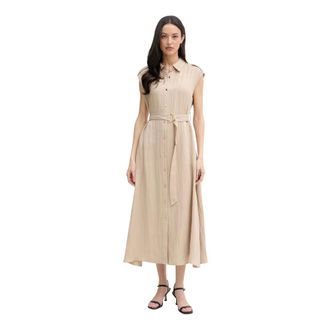 Joseph Ribkoff Dames, Jurken, Beige, Maat: 2XL Viscose