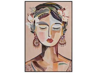 Schubiger M&ouml;bel Bild mit Rahmen Schlafende Sch&ouml;nheit 1