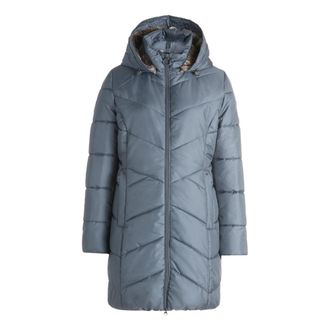 Betty Barclay Jassen, Dames, Blauw, 2Xl, Leer, Pluche outdoorjas met afneembare capuchon