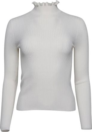 Akris Top con ruches - Bianco