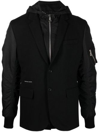 Philipp Plein Giacca con cappuccio - Nero