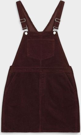 Twik Womens Corduroy apron dress