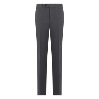 Slowear Suit Trousers, male, Gray, Size: 3XL Slim Fit Cotton Blend Pants