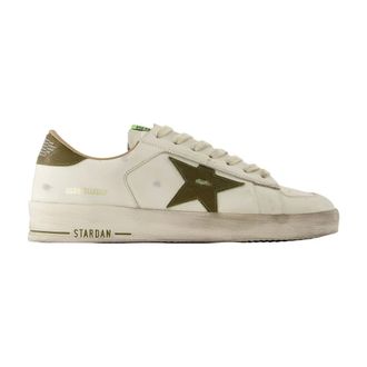 Golden Goose Sneakers, male, White, 5 UK, Stardan Trainers - Golden Goose Deluxe Brand - Leather - White
