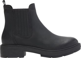 Timberland Zwarte Chelsea Brimfield Mid Laarzen - Dames - Chelseaboots - Zwart - 37 EU - Leer - Schoenen
