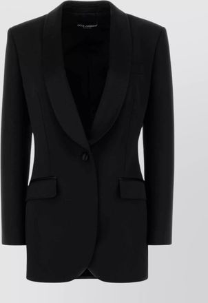 Dolce & Gabbana blazer wool blend notched lapel