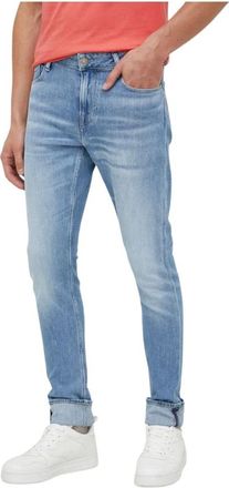 Guess Heren, Jeans, Blauw, Maat: W30 L32 Katoen
