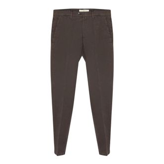 BRIGLIA 1949 Cotton-Blend Chino Trousers - male - Briglia - Chinos - Brown - 2XL - Trousers