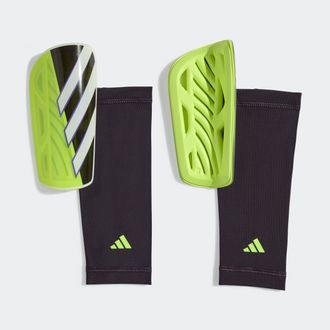 adidas Fussball Schienbeinschoner ADIDAS PERFORMANCE TIRO LEAGUE SCHIENBEINSCHONER, Damen, Gr. L, weiss (lucid lemon, wei&szlig;, lime burst), Protektoren Fussball