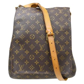 Louis Vuitton Musette Salsa Monogram Canvas Brown Canvas Handbag (Pre-Owned)
