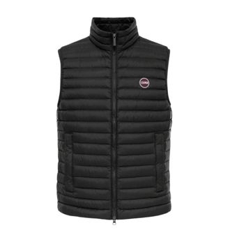 Colmar Gewatteerd Vest - Heren - Bodywarmers - Zwart - L - Leer - Fitness
