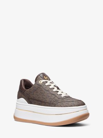 Michael Kors Hayes Signature Logo Platform Sneaker
