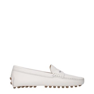 Tod's Tods Mujers Mocasines de cuero blancos