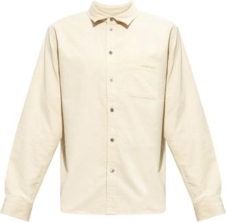 Zadig&Voltaire Overhemden, Heren, Beige, S, Katoen, Simon Shirt