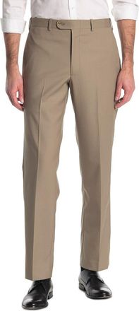 JB Britches Wool Blend Flat Front Trousers in Tan at Nordstrom Rack, Size 38 X 32