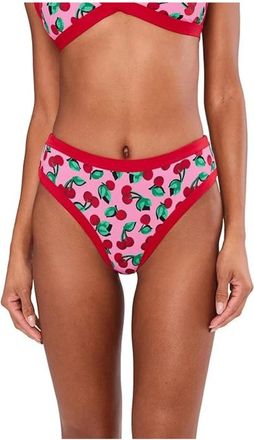 Beach Riot Rozli Bikini Bottom Womens Mon Cherry Stretch Swimwear FROG858