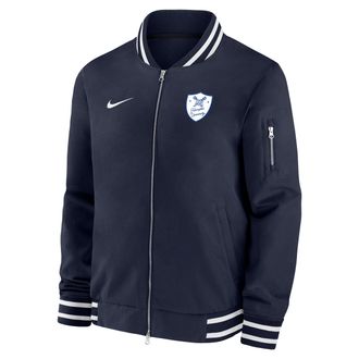 Nike Mens College (Hampton University) Bomber Jacket in Blue | M62424HMTU26-NVY