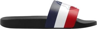 Moncler Basile Rubber Slippers - Heren - Sandalen - Blauw - 40 EU - Schoenen