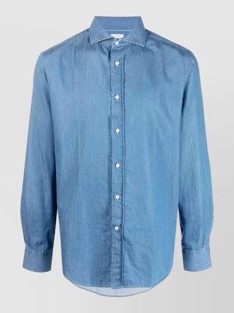 Brunello Cucinelli cotton denim regular-fit shirt