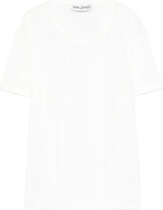 Our Legacy Classic T-Shirt - Dames - T-shirts - Wit - XS - Katoen - Tops