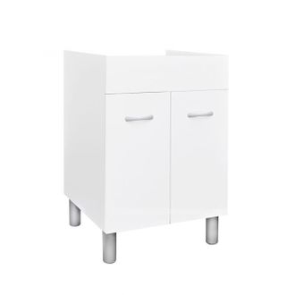 OEM Mobile Sottolavello Cucina Da 100 Cm Solo Per Lavello In Acciaio Inox Da Appoggio - Colore: Bianco (solo Mobile)
