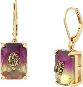 Kurt Geiger Ombr&eacute; Stone Eagle Leverback Drop Earrings in Pink Multi at Nordstrom
