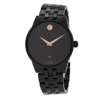 Movado Museum Classic Automatic Black Dial Watch 0608034