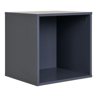 ebuy24 Estanter&iacute;a de pared horne 1 compartimento gris oscuro