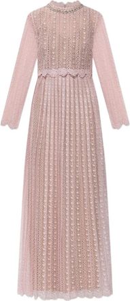 Self Portrait Abito a maniche lunghe - Rosa