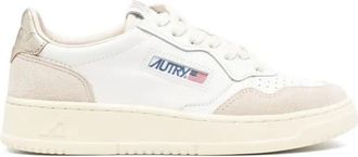 Autry Trainers Leather White Medalist Low Woman Sneakers