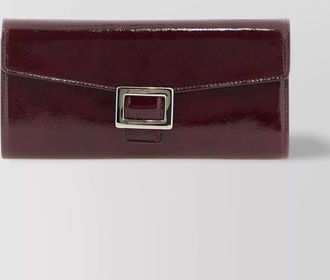 Roger Vivier leather wallet on chain