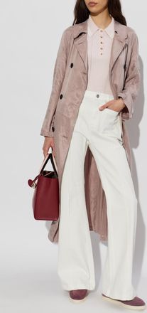 Rag & Bone Cotton Polo, Womens, Pink