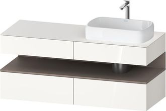 Duravit Qatego Consola Mueble Bajo Lavabo, 2 Extensiones, 2 - Duravit
