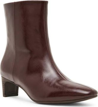 Blondo Serra Waterproof Bootie in Dark Brown Smooth at Nordstrom, Size 5.5
