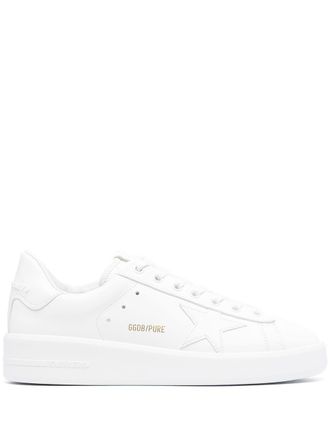 Golden Goose Sneakers Purestar con logo - Bianco