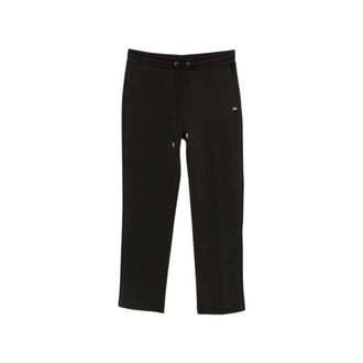 Michael Kors Pantalones de ch&aacute;ndal con cord&oacute;n en mezcla de algod&oacute;n - Trousers - Hombre - Negro - W30