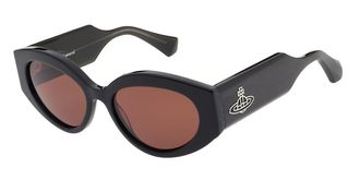 Vivienne Westwood VW5095 001 Mens Sunglasses Black Size 54