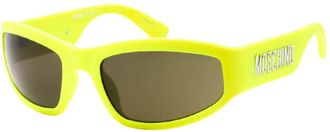 Moschino Mens Green Rectangular Sunglasses MOS164/S 04ANQT