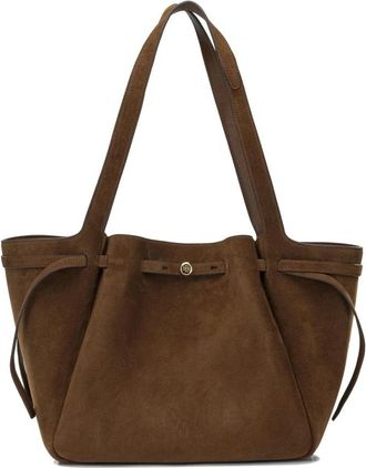 Tory Burch Romy Tote - Dames - Shoppers - Bruin - ONE Size - Leer - Tassen